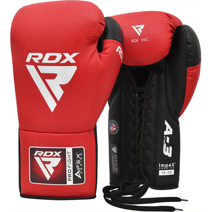 RDX APEX Competition/Fight Lace Up Guantoni Da Boxe