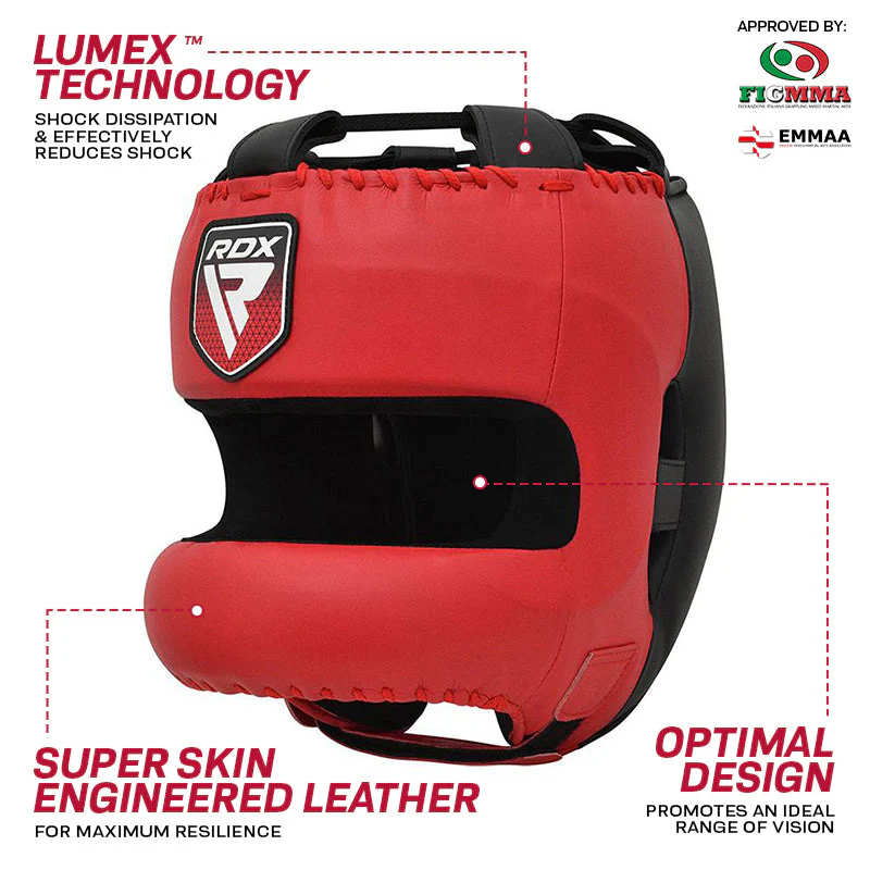 RDX APEX Casco da boxe con barra di protezione del naso - Image 3
