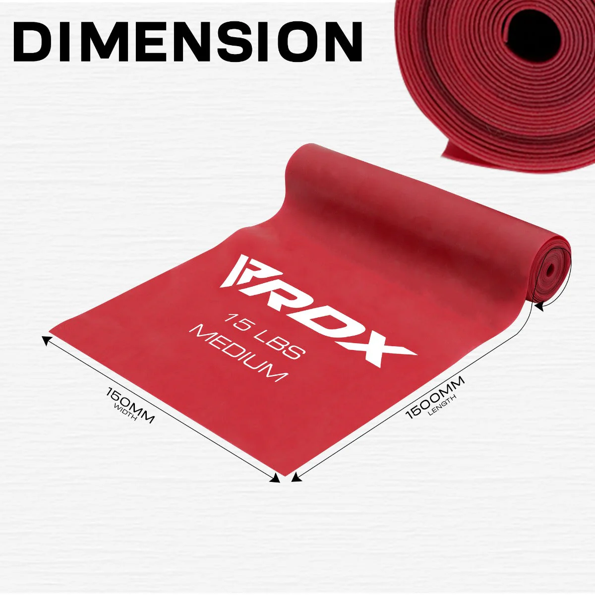 RDX B1 Piatte TPE Resistenza Allenamentodi Bande Set - Image 7