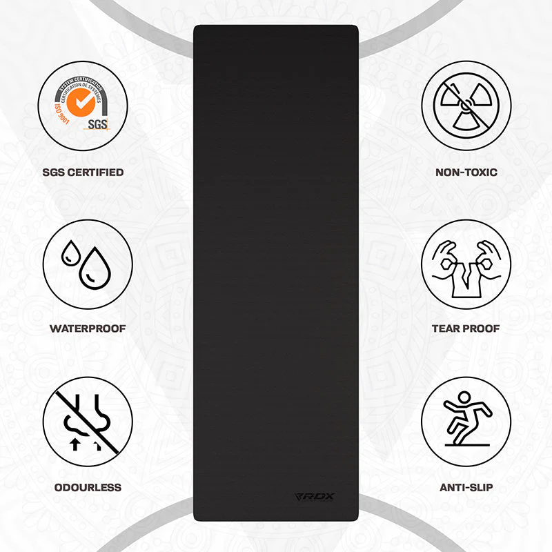 RDX BG 6mm TPE Gomma Yoga Mat - Image 4