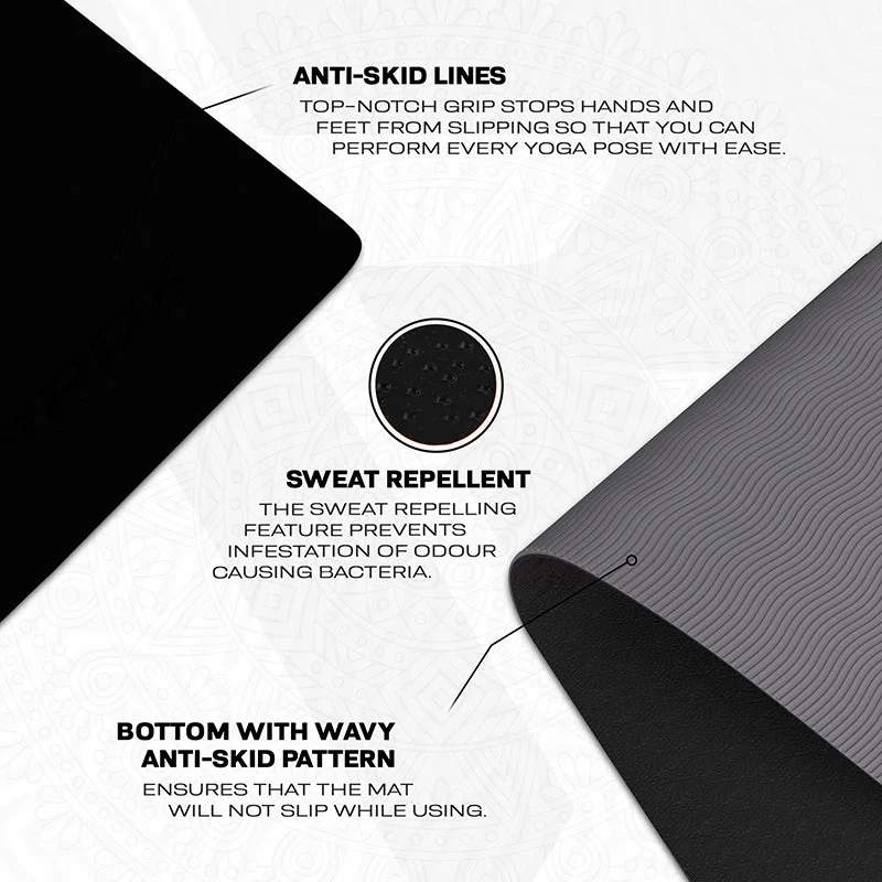 RDX BG 6mm TPE Gomma Yoga Mat - Image 5