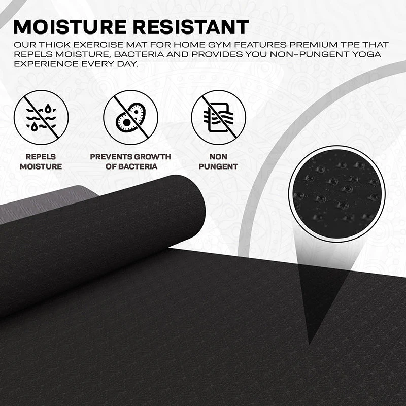 RDX BG 6mm TPE Gomma Yoga Mat - Image 8
