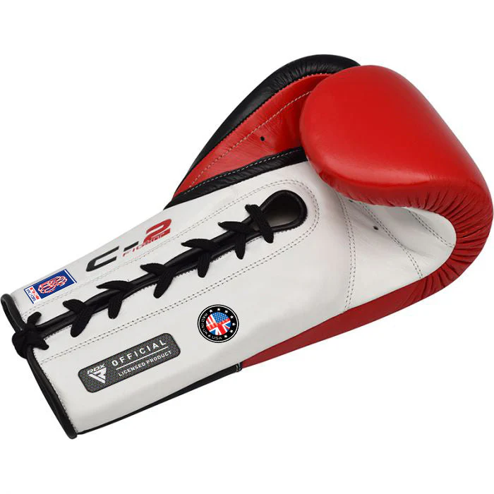 RDX C2 Fight Guantoni da boxe in pelle allacciati BBBOFC/BIBA/WBF/NYAC /NEVADA APPROVED - Image 10