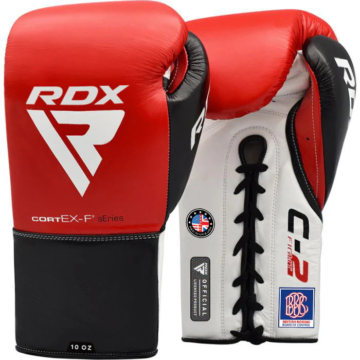 RDX C2 Fight Guantoni da boxe in pelle allacciati BBBOFC/BIBA/WBF/NYAC /NEVADA APPROVED - Image 6
