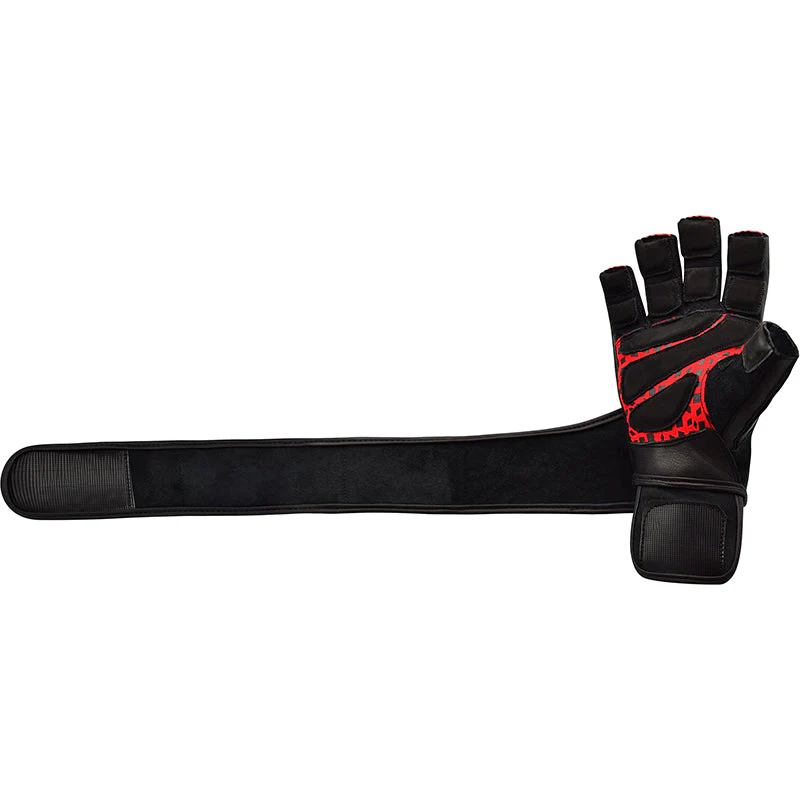 RDX L7 Guanti Fitness In Pelle Crown Con Cinturino - Image 5