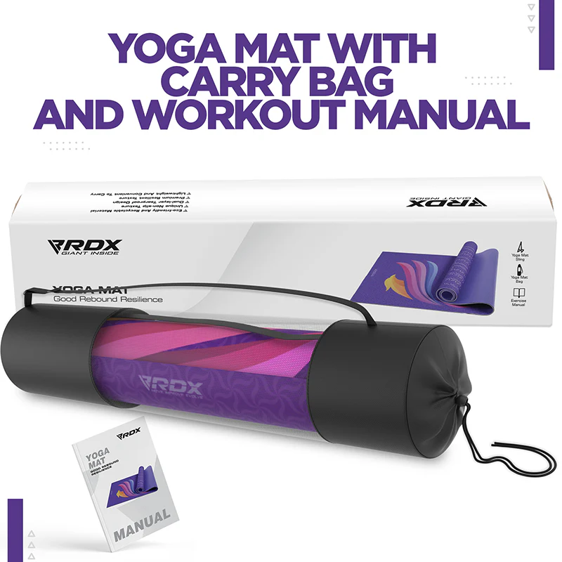 RDX D1 Iris 6mm PVC Yoga Tappetino - Image 8