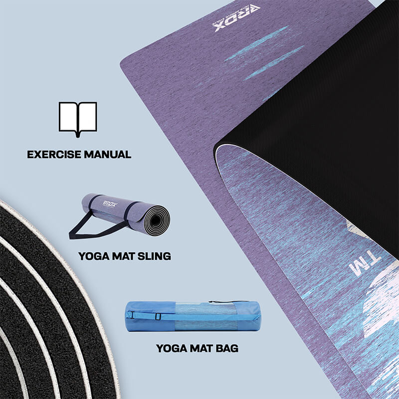 RDX D10 6mm PU Gomma Yoga Mat - Image 5