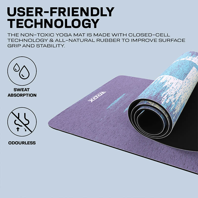 RDX D10 6mm PU Gomma Yoga Mat - Image 8