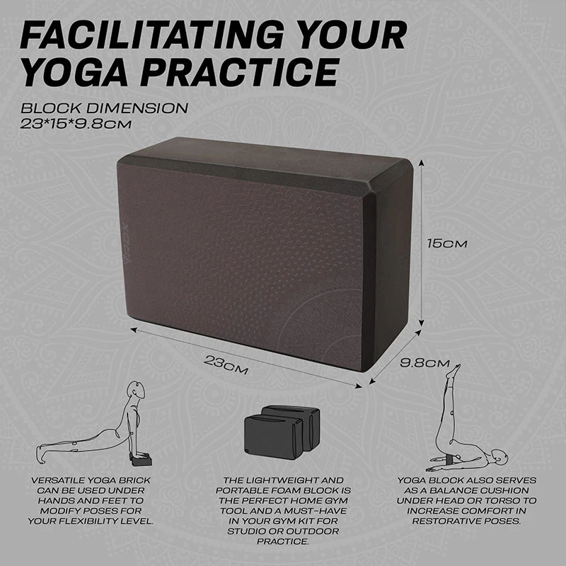 RDX D10 Schiuma EVA Blocco Yoga In Mattone antiscivolo - Image 7