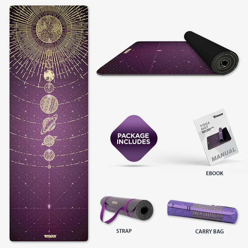RDX D11 6mm PU Gomma Yoga Mat - Image 2