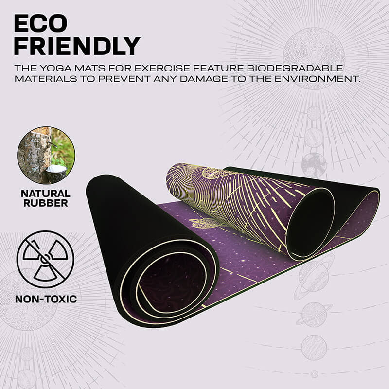 RDX D11 6mm PU Gomma Yoga Mat - Image 3