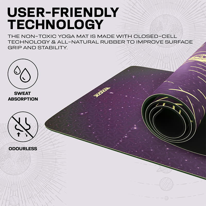 RDX D11 6mm PU Gomma Yoga Mat - Image 8
