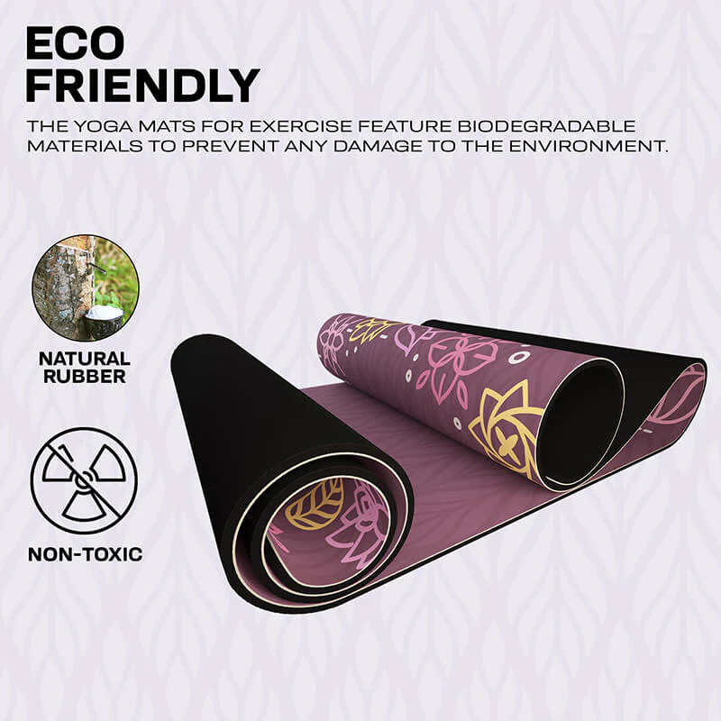 RDX D2 6mm  PU Gomma Yoga Mat - Image 3