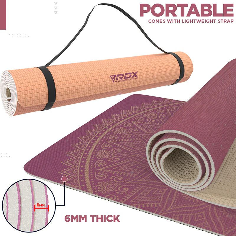 RDX D3 Iris 6mm PVC Yoga Tappetino - Image 7