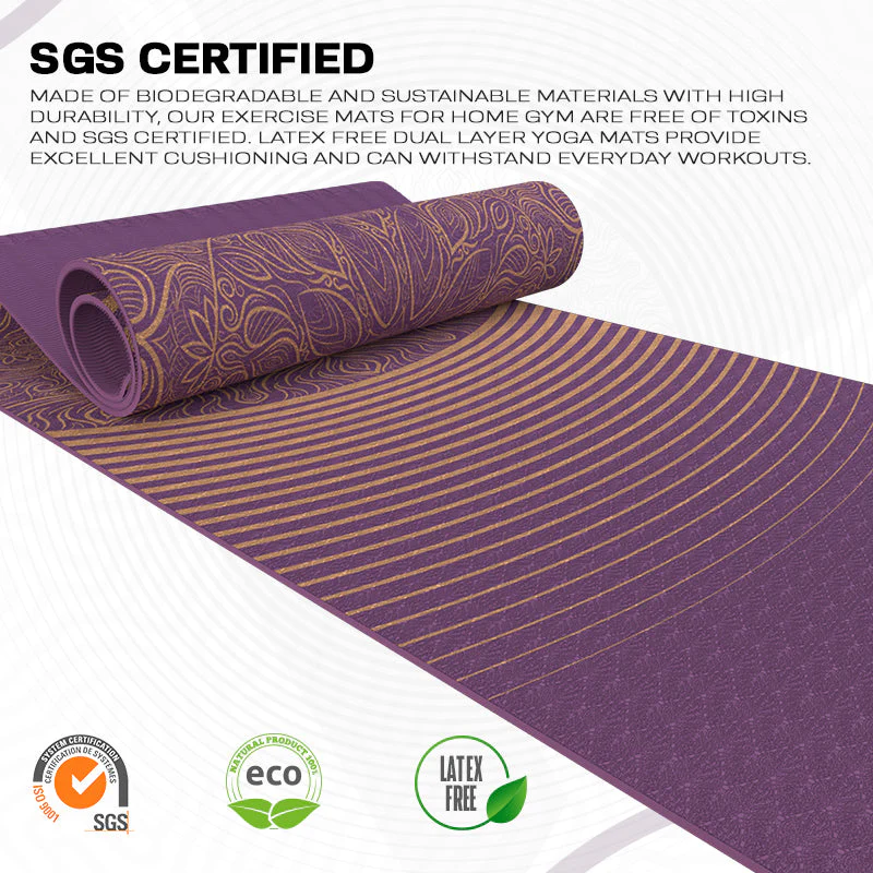 RDX D3 6mm TPE Gomma Yoga Mat   - Image 5