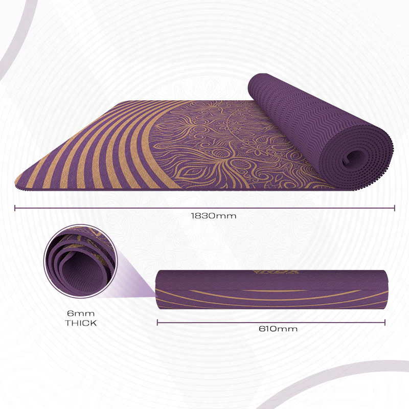 RDX D3 6mm TPE Gomma Yoga Mat   - Image 8