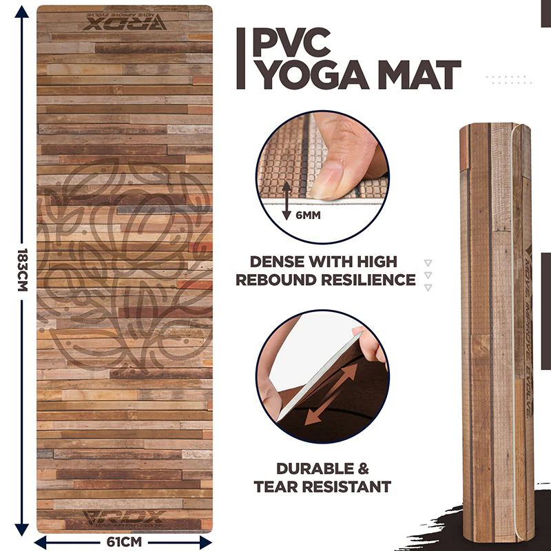 RDX D4 Iris 6mm PVC Yoga Tappetino - Image 6