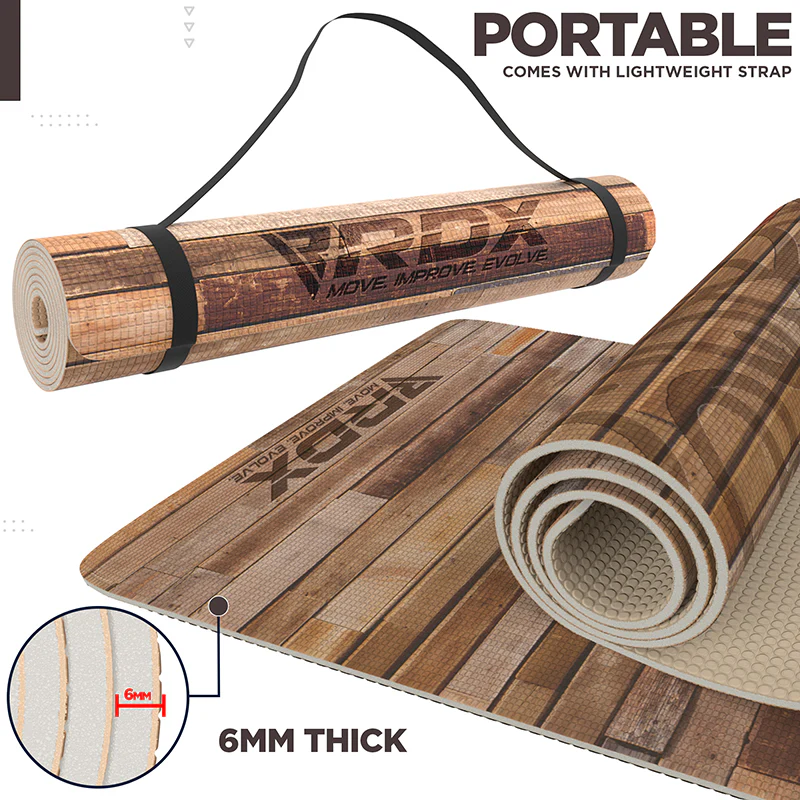RDX D4 Iris 6mm PVC Yoga Tappetino - Image 7