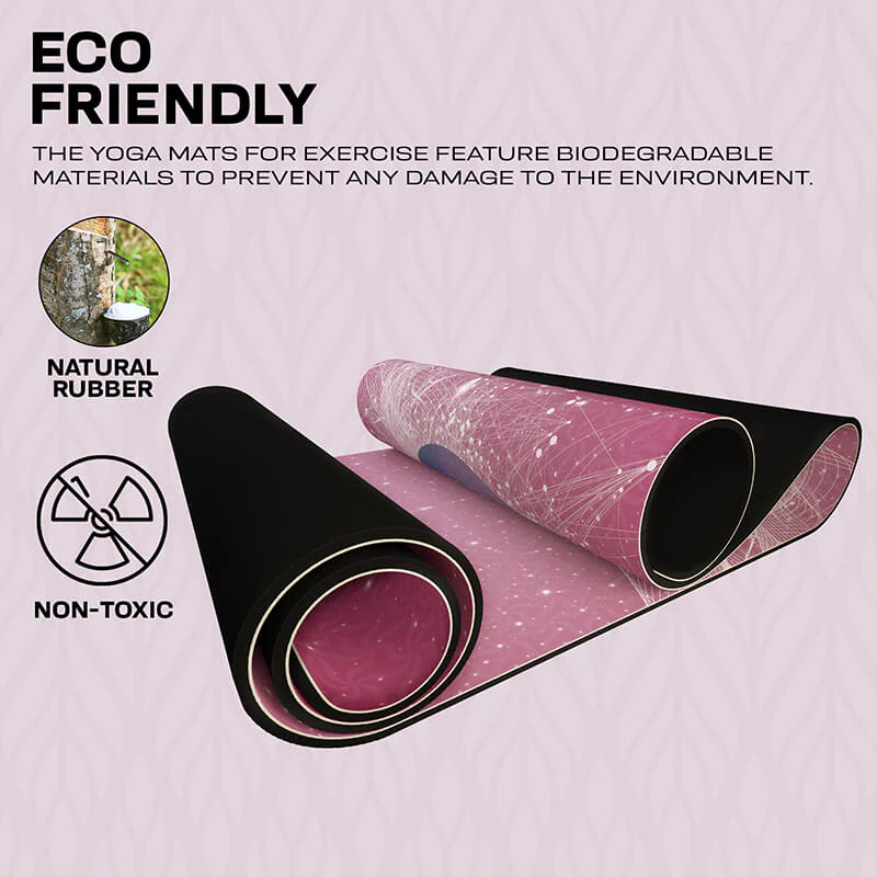 RDX D4 6mm PU Gomma Yoga Mat - Image 3