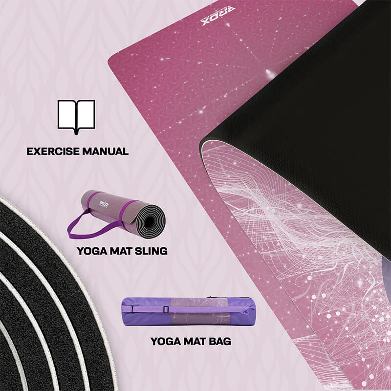 RDX D4 6mm PU Gomma Yoga Mat - Image 5
