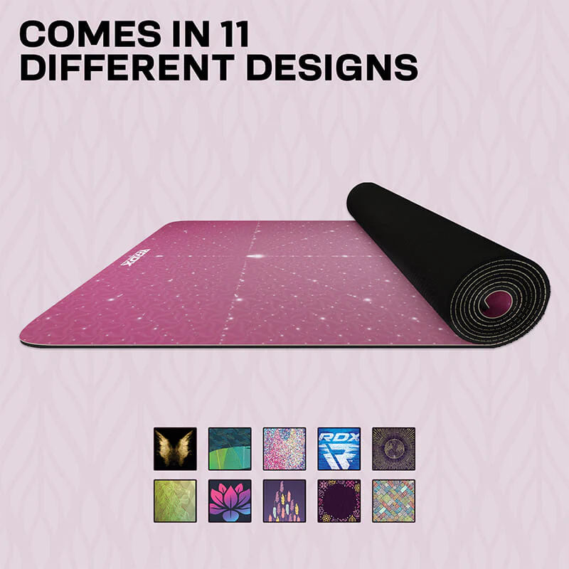 RDX D4 6mm PU Gomma Yoga Mat - Image 9
