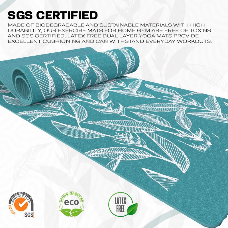RDX D4 6mm TPE Gomma Yoga Mat   - Image 5