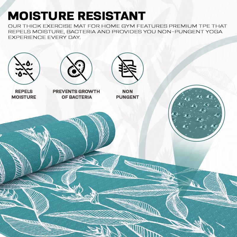 RDX D4 6mm TPE Gomma Yoga Mat   - Image 6