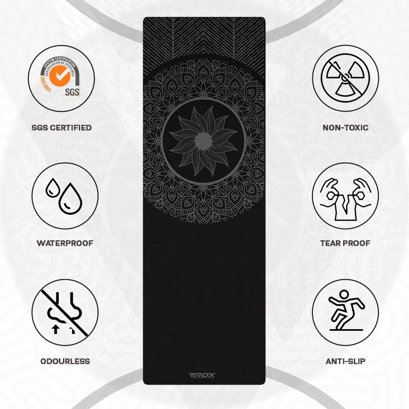 RDX D5 6mm TPE Gomma Yoga Mat - Image 3