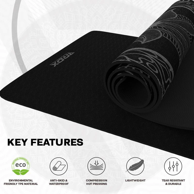 RDX D5 6mm TPE Gomma Yoga Mat - Image 8