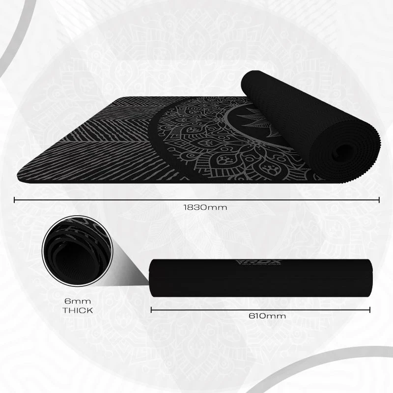 RDX D5 6mm TPE Gomma Yoga Mat - Image 9