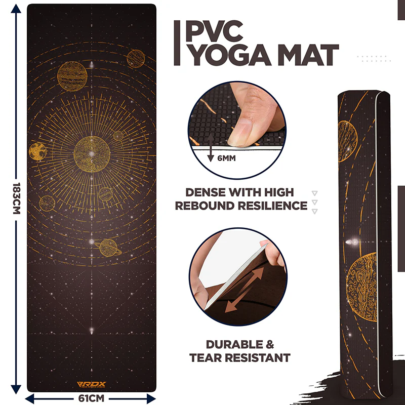 RDX D6 Iris 6mm PVC Yoga Tappetino - Image 6
