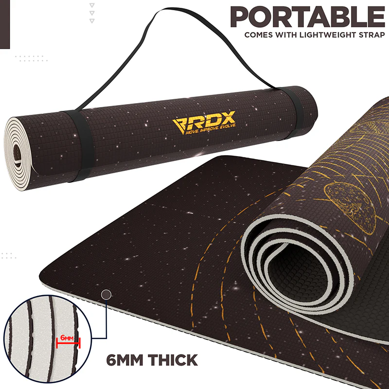 RDX D6 Iris 6mm PVC Yoga Tappetino - Image 7