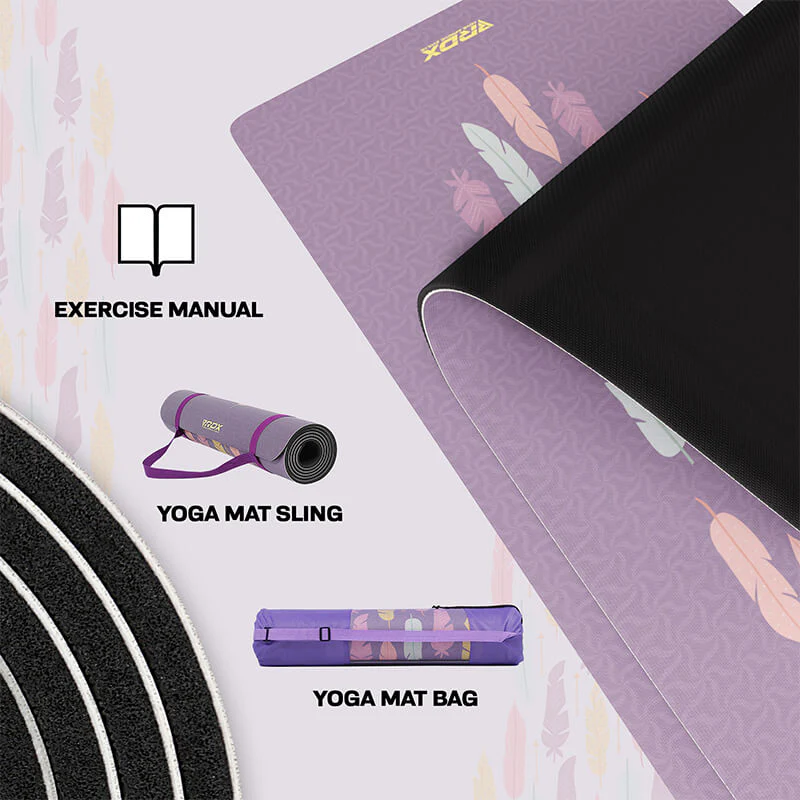 RDX D6 6mm PU Gomma Yoga Mat - Image 5