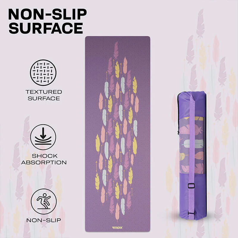 RDX D6 6mm PU Gomma Yoga Mat - Image 6