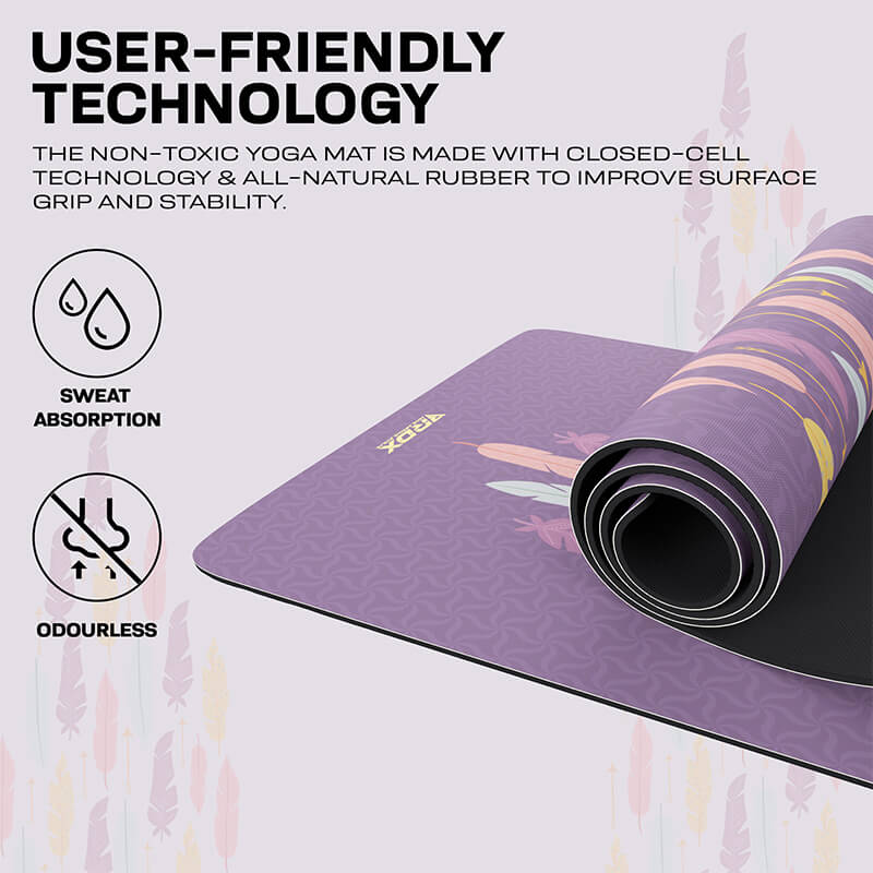RDX D6 6mm PU Gomma Yoga Mat - Image 8