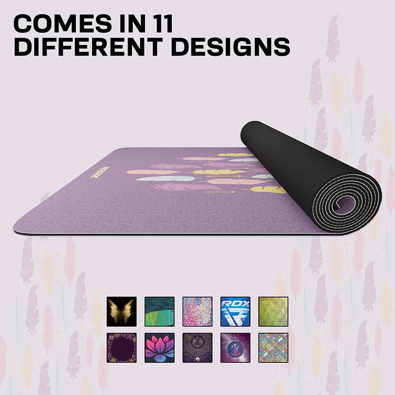 RDX D6 6mm PU Gomma Yoga Mat - Image 9