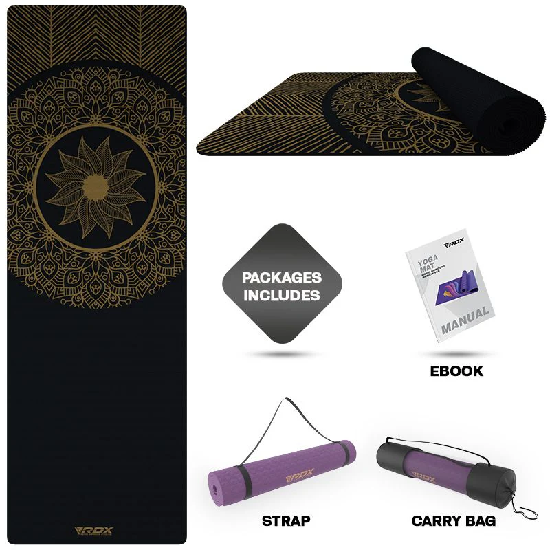 RDX D6 6mm TPE Gomma Yoga Mat - Image 2