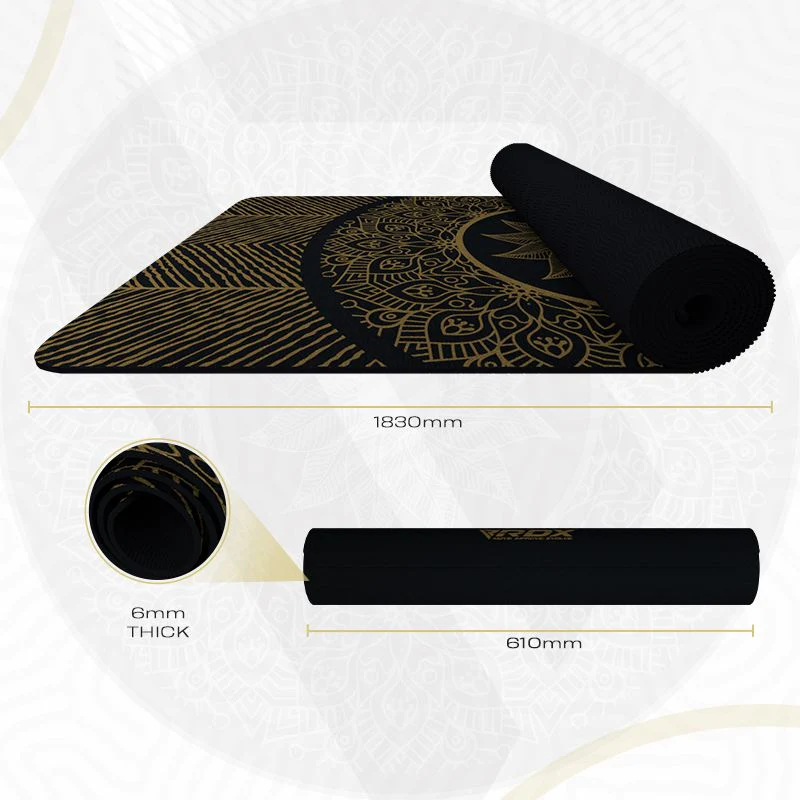 RDX D6 6mm TPE Gomma Yoga Mat - Image 9