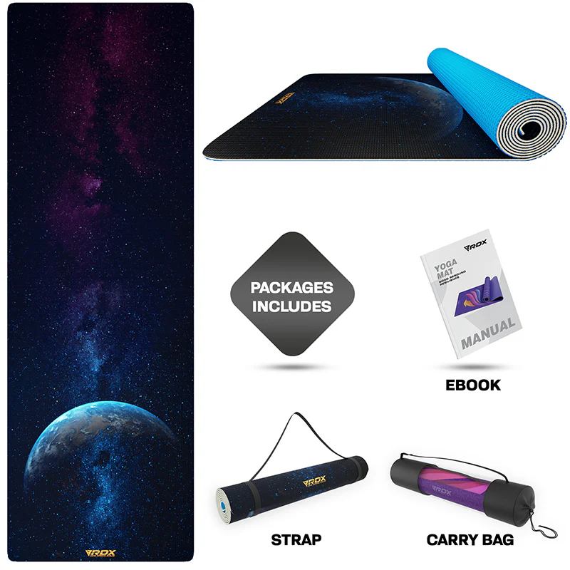 RDX D7 Iris 6mm PVC Yoga Tappetino - Image 4