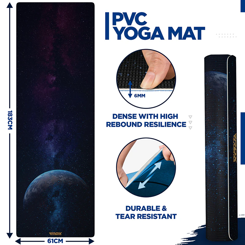 RDX D7 Iris 6mm PVC Yoga Tappetino - Image 6