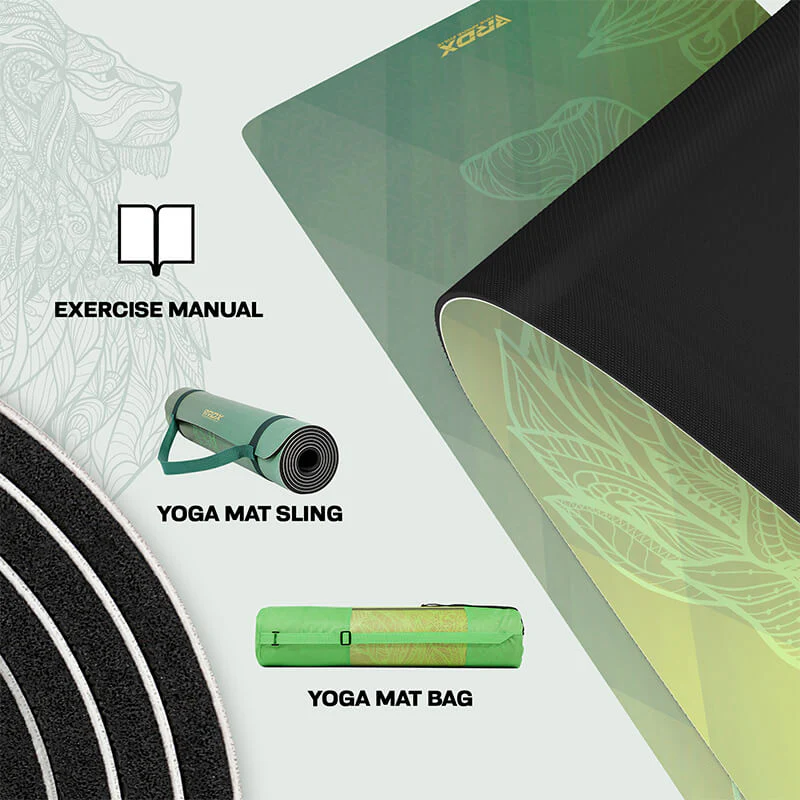 RDX D7 6mm PU Gomma Yoga Mat - Image 5