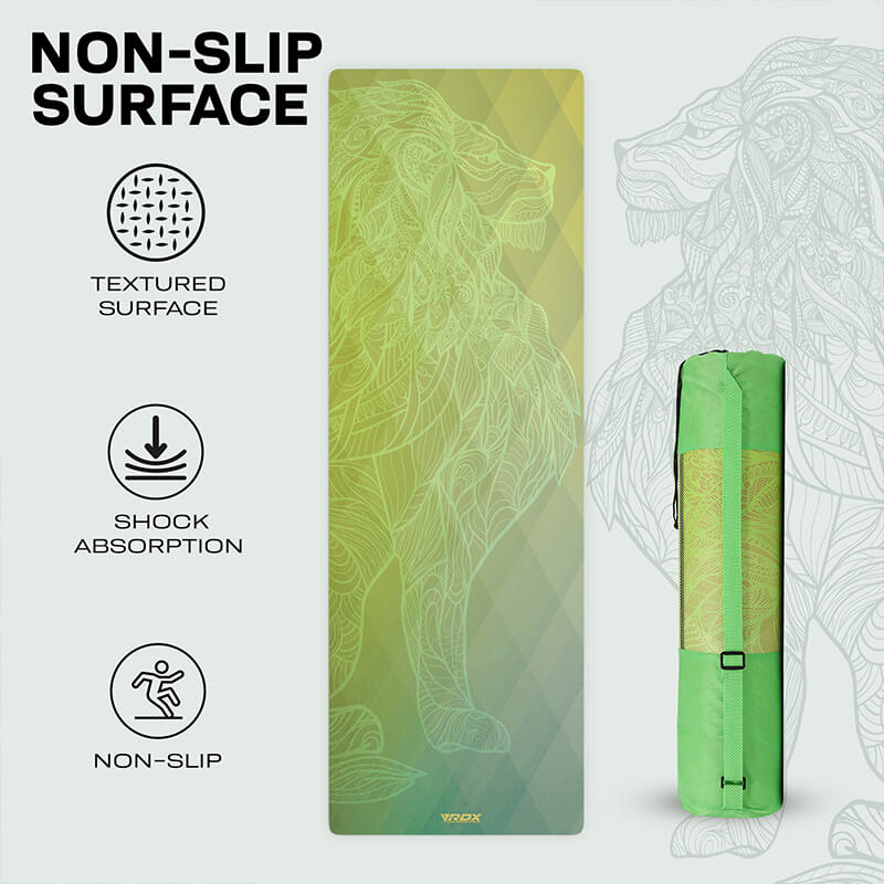 RDX D7 6mm PU Gomma Yoga Mat - Image 6
