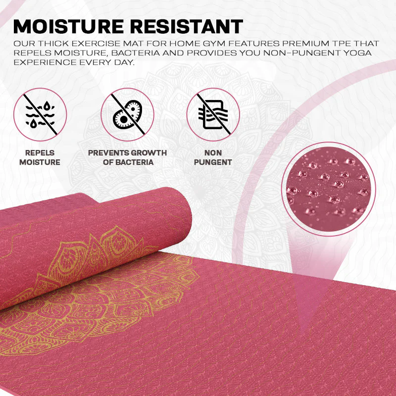RDX D7 6mm TPE Gomma Yoga Mat - Image 9