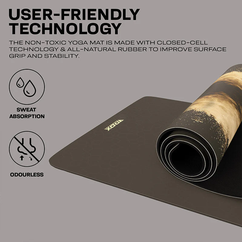 RDX D8 6mm  PU Gomma Yoga Mat - Image 5
