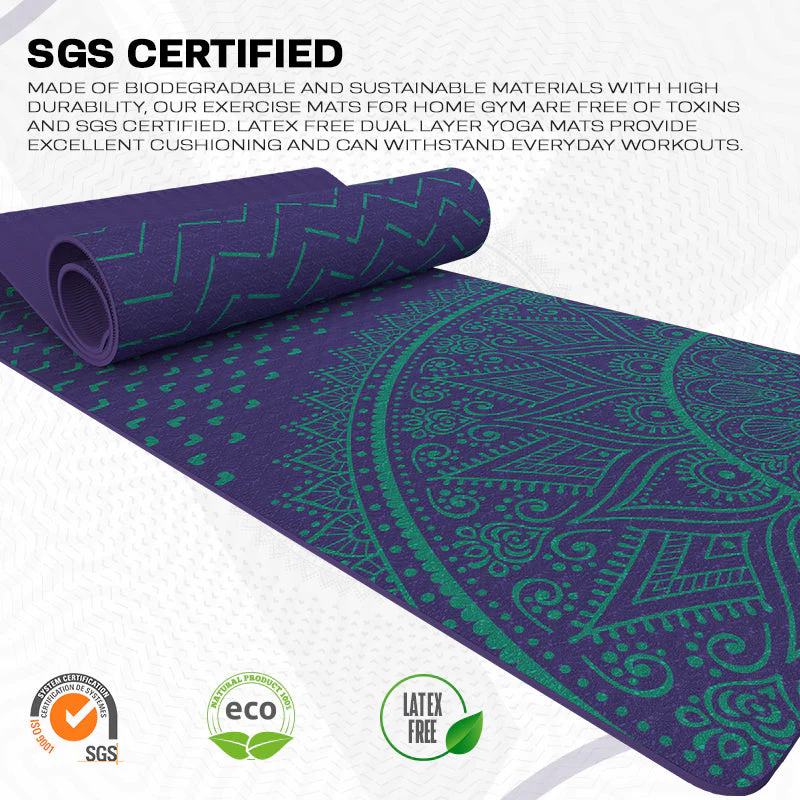 RDX D8 6mm TPE Gomma Yoga Mat - Image 5