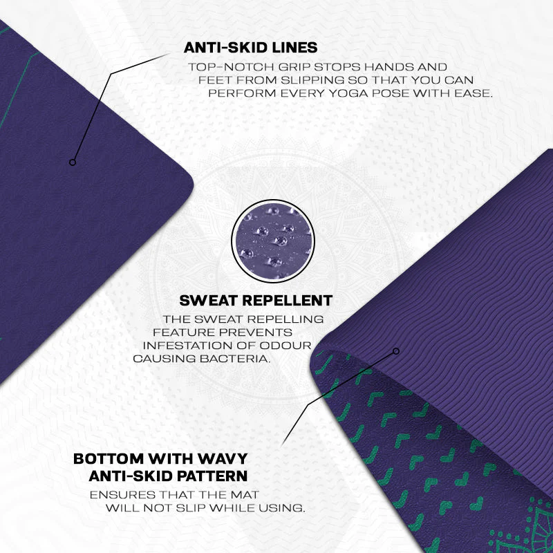 RDX D8 6mm TPE Gomma Yoga Mat - Image 6