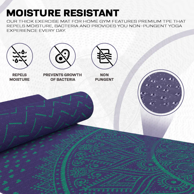 RDX D8 6mm TPE Gomma Yoga Mat - Image 9