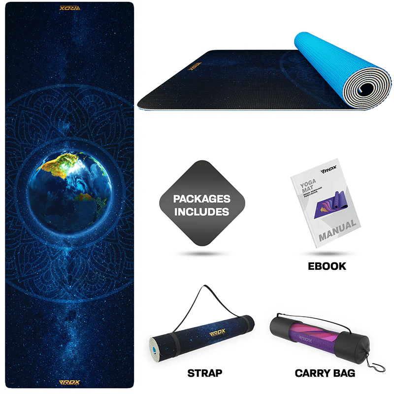 RDX D9 Iris 6mm PVC Yoga Tappetino - Image 4