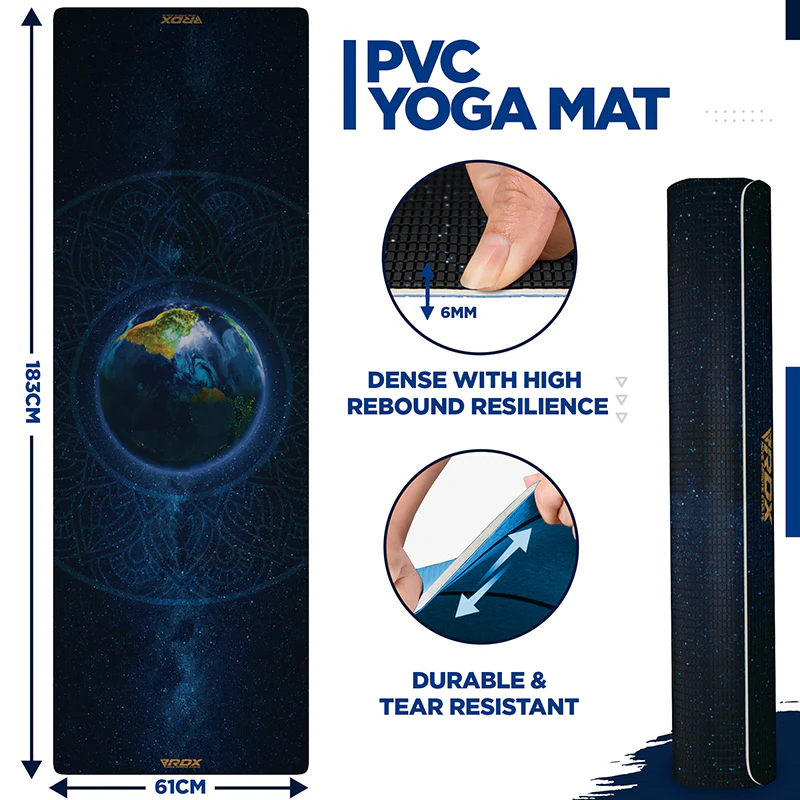 RDX D9 Iris 6mm PVC Yoga Tappetino - Image 6