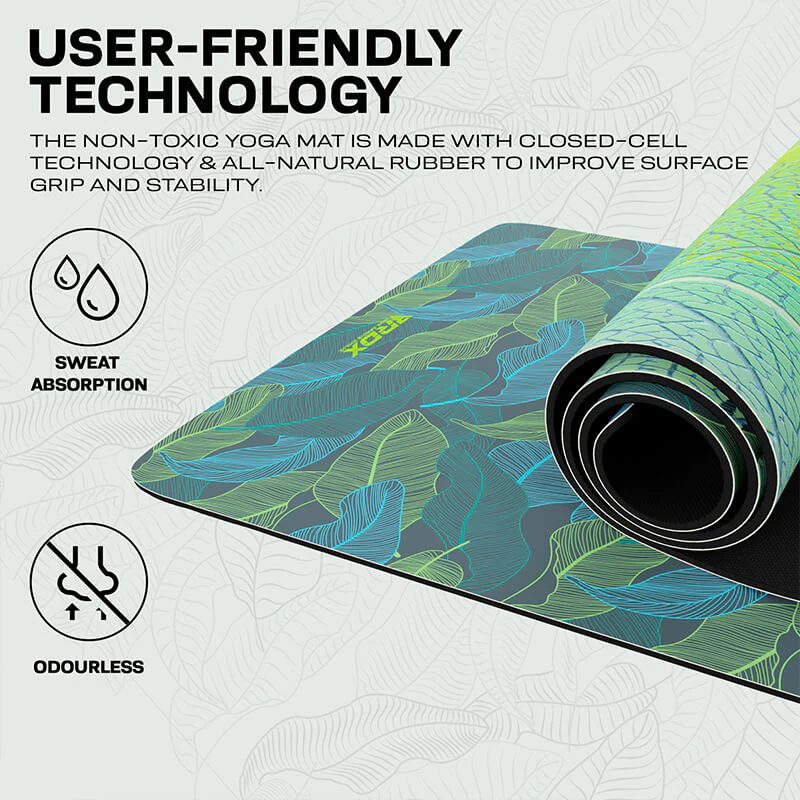 RDX D9 6mm PU Gomma Yoga Mat - Image 8